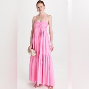 S/W/F Strapless Pink maxi  dress